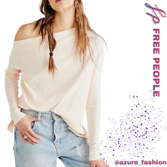 Free People Sweaters - FREE PEOPLE We the Free Get Together Long Sleeve Sweater in Peachy Pink!